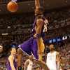Kobe Bryant monster dunk picture with face expression against Denver